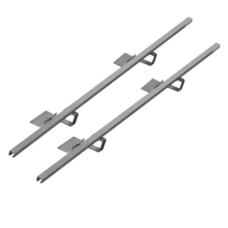 Sunex Standard Kit de montage pour toit incliné 25-60 degrés pour 2 capteurs solaires plats AMP 2.0