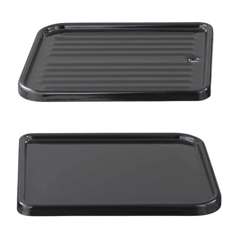 Grille et plancha pour réchaud latéral