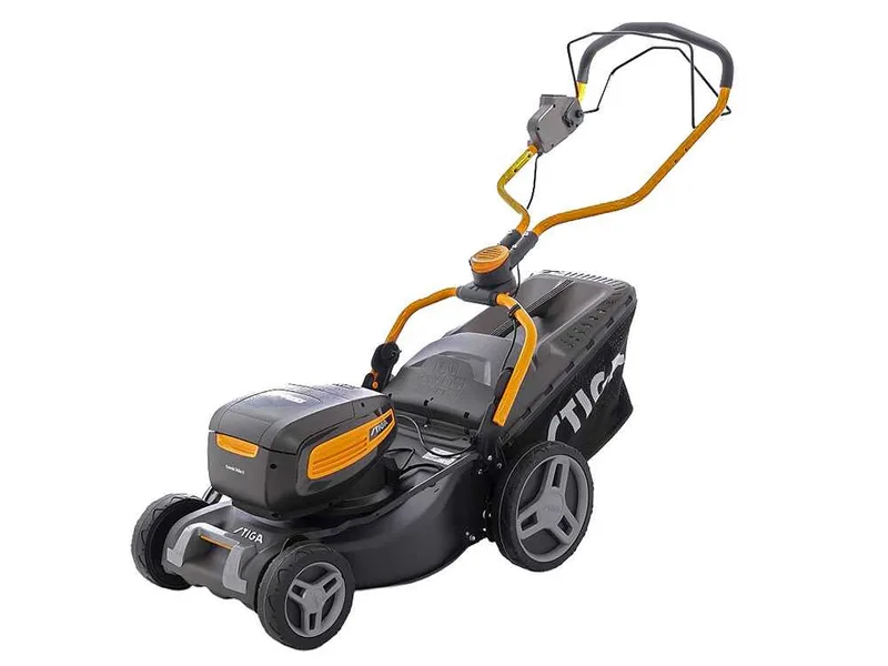 Stiga Combi 748e V - Tondeuse à gazon à batterie - 2x 48V/5Ah - Largeur de coupe 46 cm
