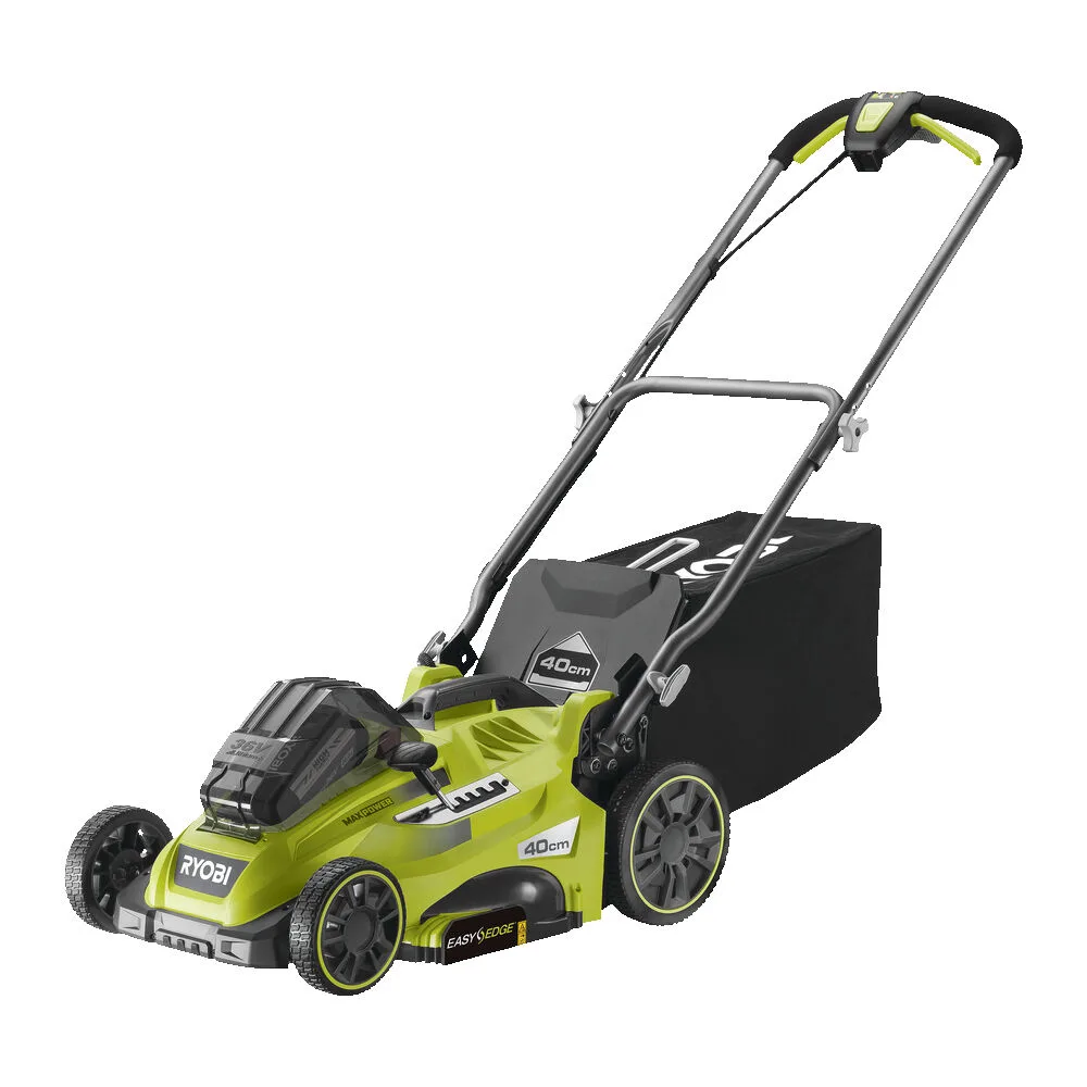 Tondeuse à batterie ryobi RLM36X41H60PG - MAX power 36V - 6Ah - bac de 45 L - coupe de 40 cm
