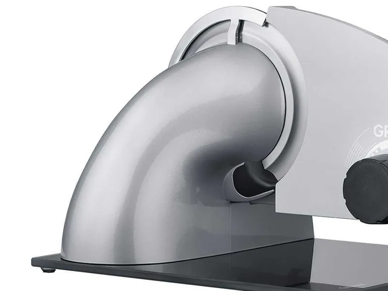 Graef SKS Line 700 Silver - Trancheuse en porte-à-faux avec lame de 170 mm - Avec éclairage à Led