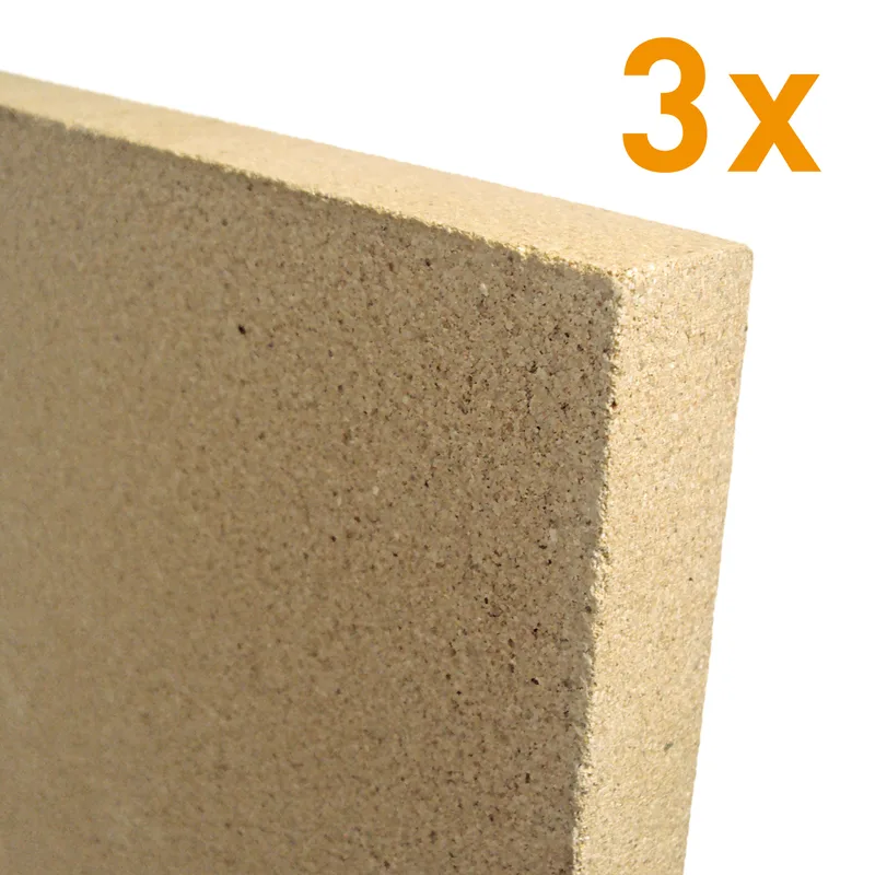 Plaque de vermiculite Raik 3x 30 mm 400 x 600 mm