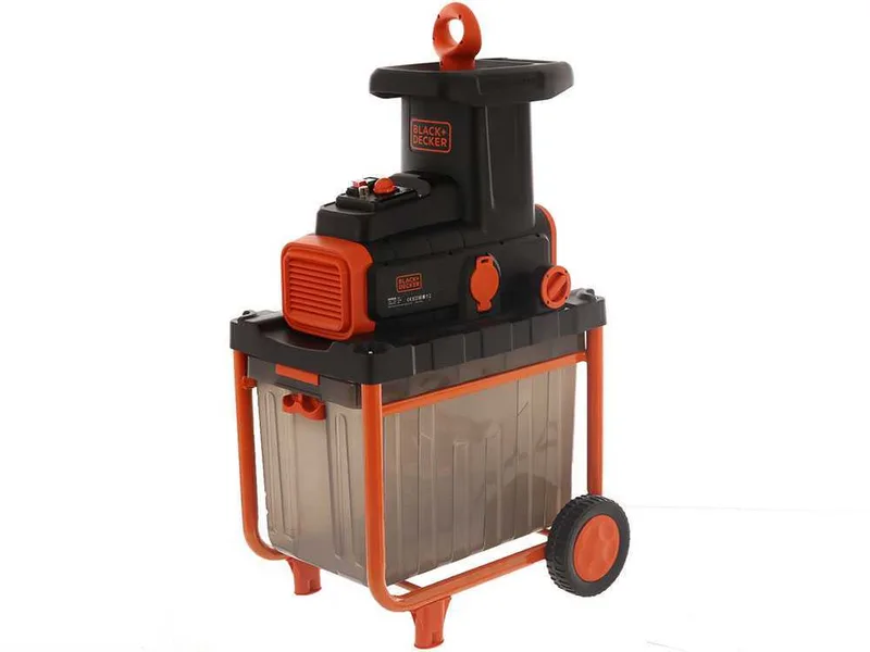 Black & decker BEGAS5800-QS - Broyeur électrique - 2800W - Rouleau avec bac de ramassage