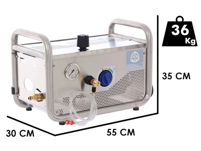 Annovi Reverberi 1220 HW - Nettoyeur haute pression à eau froide - 200 bars - 840 L/h - Triphasé