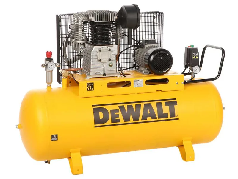 DEWALT DXCMB4T200HCE - Compresseur d'air électrique triphasé par courroie - Moteur 4 CV – 200 L