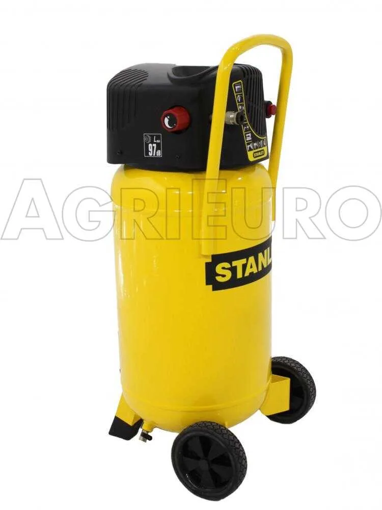 Stanley D230/10/50V - Compresseur électrique vertical monophasé, oil-less - Moteur 2 CV - 50 L