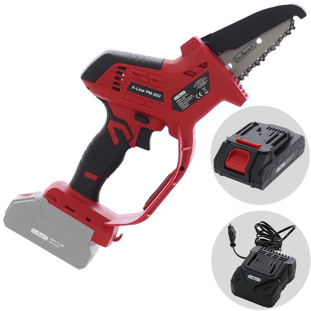 GeoTech X-Line PM-20V - Élagueuse sans fil - 20 V 2 Ah