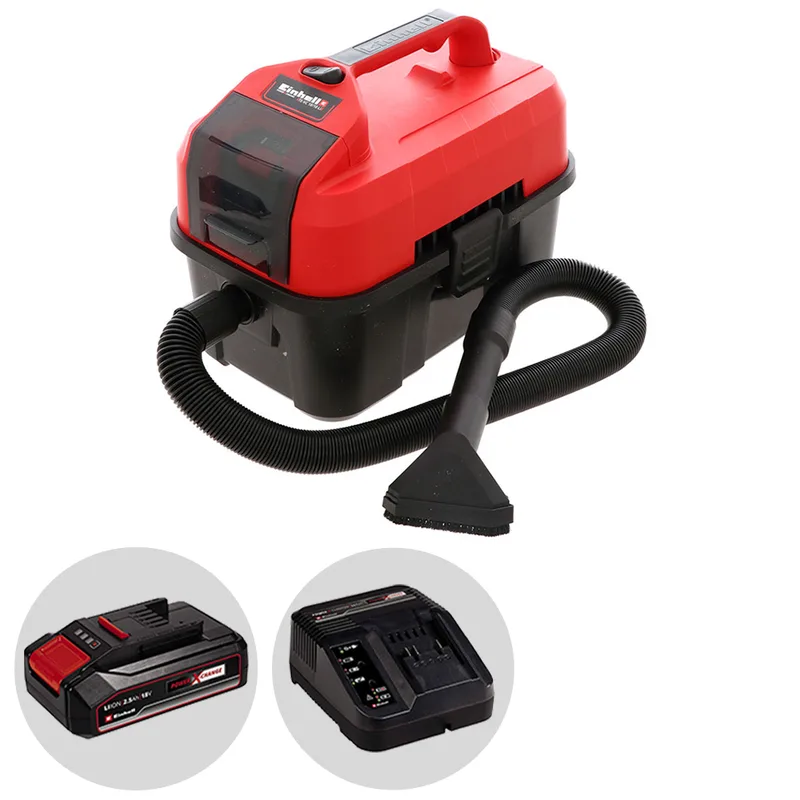 Einhell TE-VC 18/10 Li - Aspirateur portatif à batterie - 18V 2,5Ah