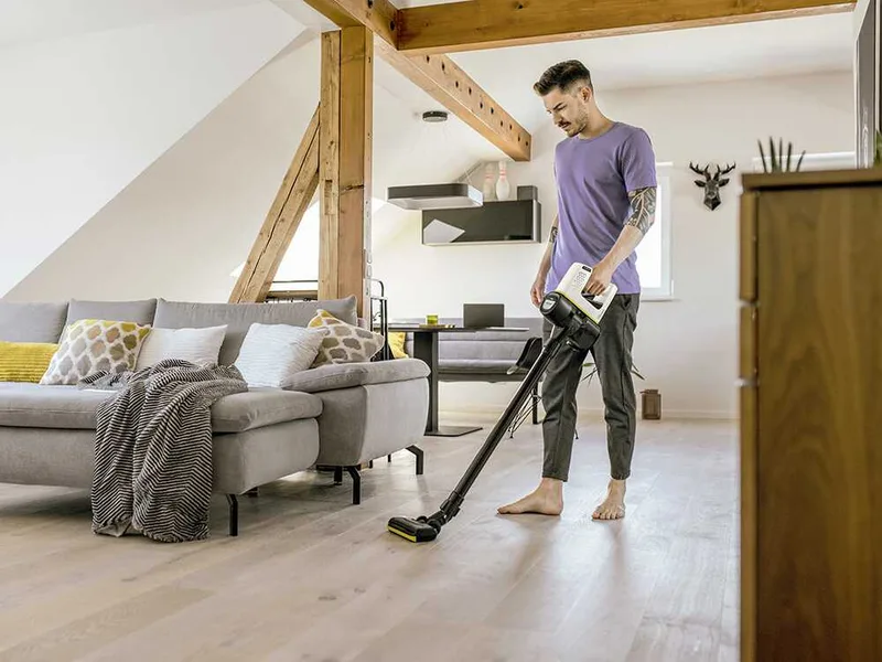 Karcher VC 4 sans fil myHome PET - Balai électrique - 21,6 V - 2,5 Ah