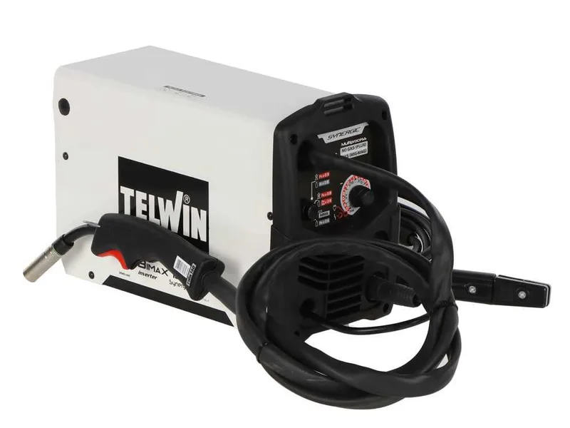 Telwin Bimax150i Synergic - Poste à souder Inverter multiprocédé (MIG-MAG/FLUX/MMA), à courant continu (DC)