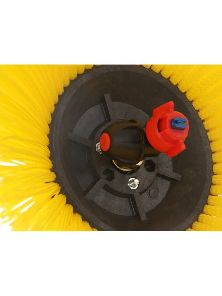 Rampe de désherbage interligne professionnelle avec brosse rotative de 40 cm en nylon
