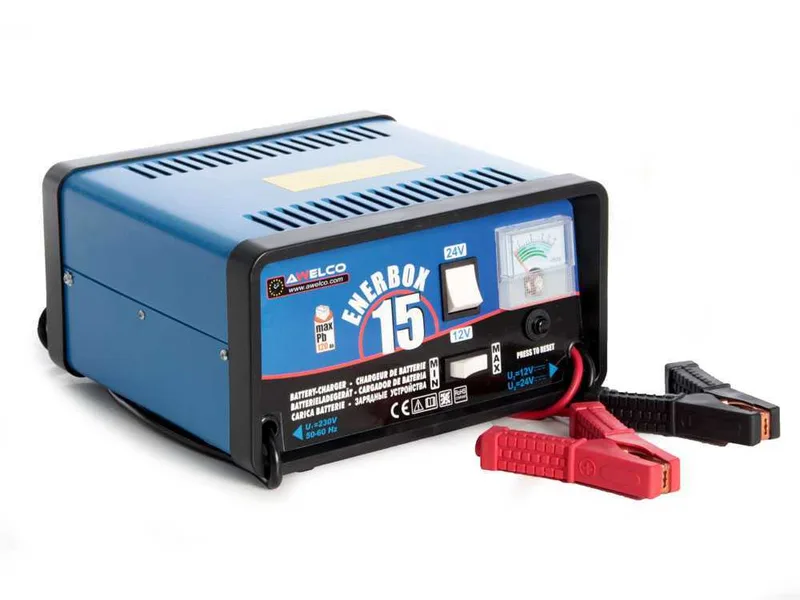 Awelco ENERBOX 15 - Chargeur de voiture - alimentation monophasée - batteries 12V et 24V