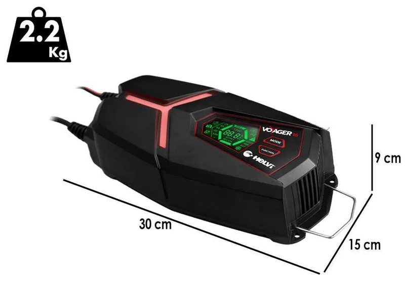 Helvi Voyager 16 - Chargeur-mainteneur automatique - 12/24 V