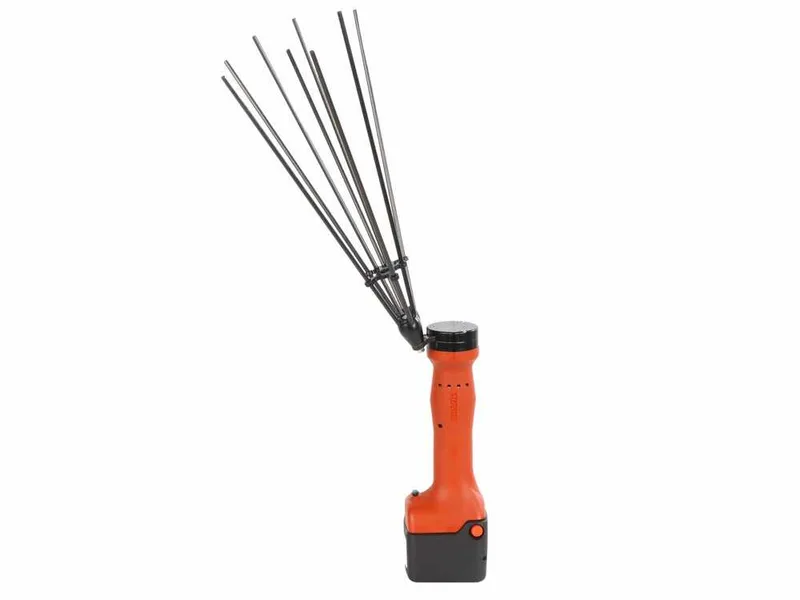 Stocker Magma E-35 21 V - Peigne vibreur manuel à batterie + perche de rallonge 205-325 cm - 21 V 4 Ah