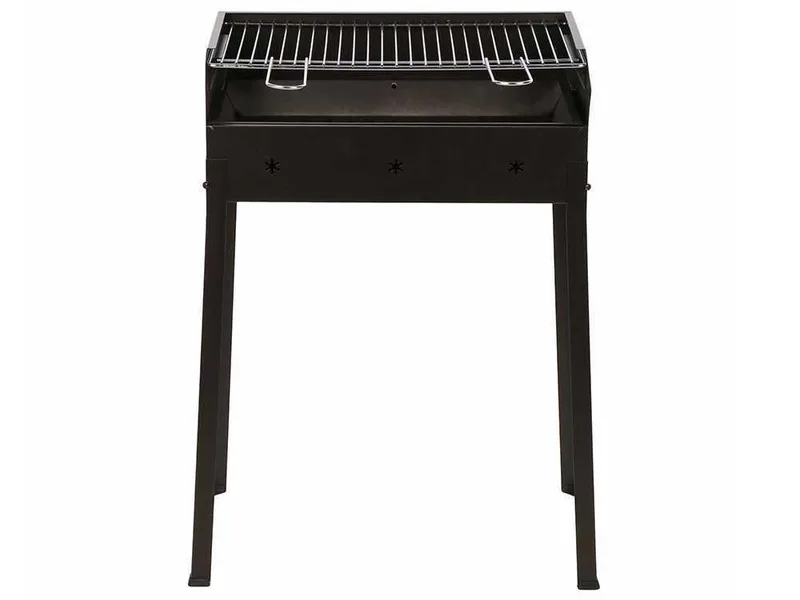 Mille Stella Eco Small - Barbecue à charbon en fer artisanal - 47,5x37 cm