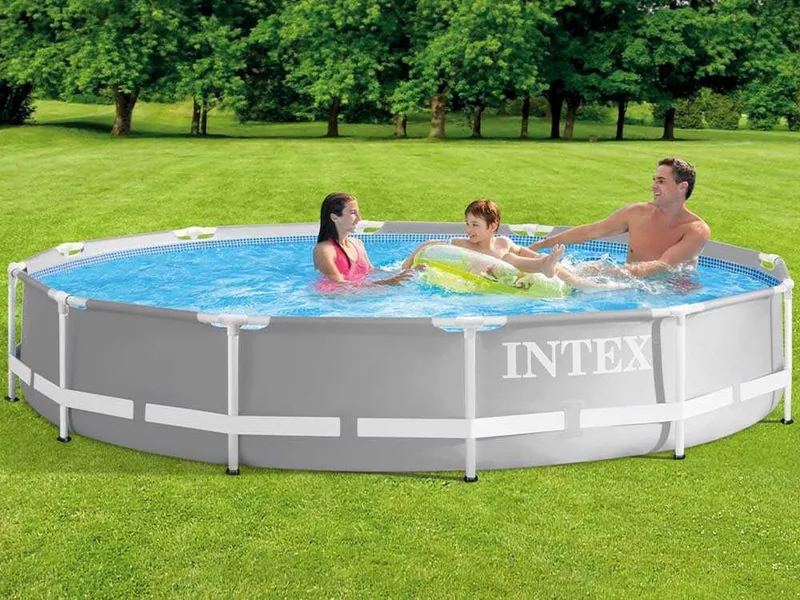 Intex Prisma Frame 26712NP - Ø366x76 cm - Piscine Ronde + Épurateur à cartouche