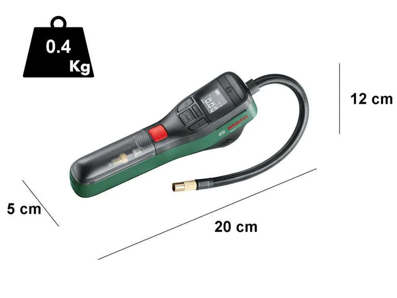 Bosch Easy Pump - Compresseur portatif à batterie - 3.6 V - 3 Ah