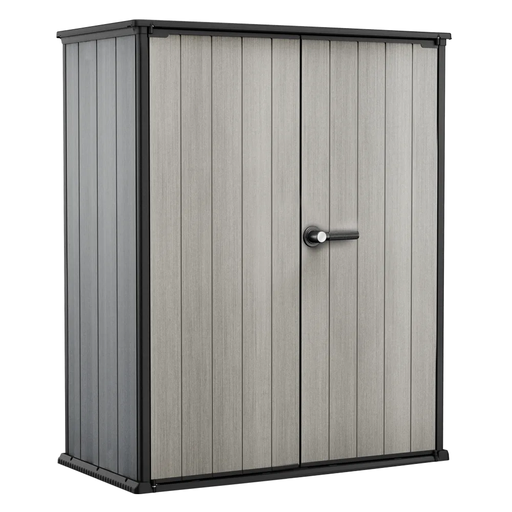 Keter High Store - Armoire à outils de jardin - 140x73x170 cm