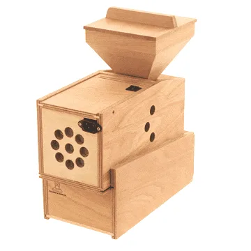 WIDU Widukind Mod. 1 - Moulin à farine en hêtre avec meules en pierre - 400W