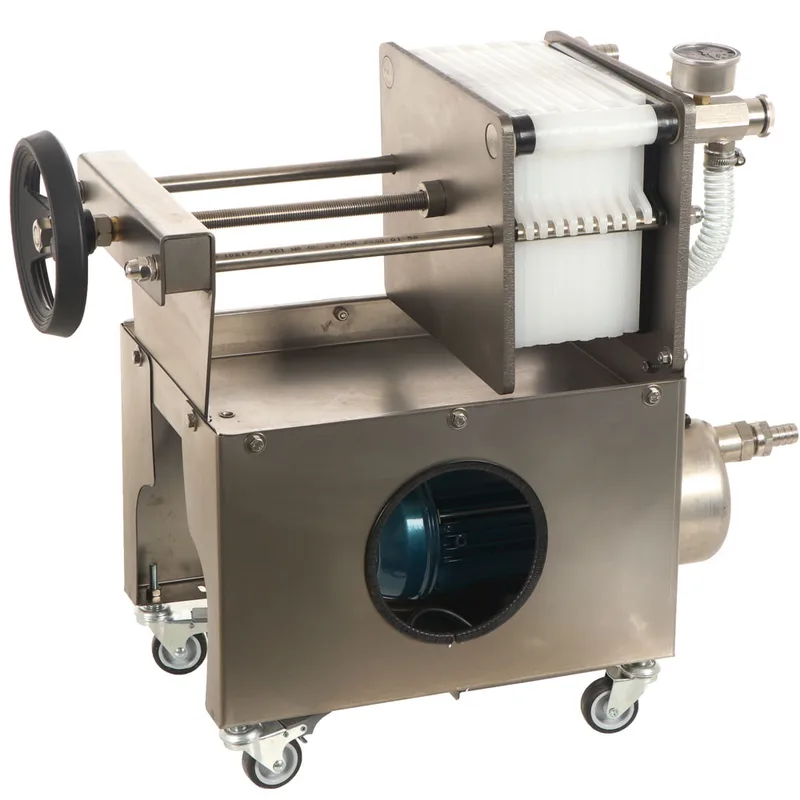Grifo Professional Inox 10 - Filtre pour vin à plaques - Pompe œnologique pour filtrer le vin