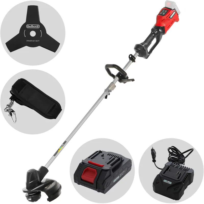 GeoTech X-Line BC-20V - Débroussailleuse à batterie - 20 V 2 Ah