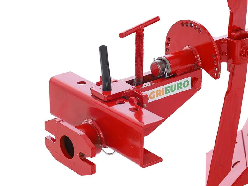 Charrue réversible à versoir pivotant V180-05 avec attelage à deux boulons réglable et barre porte-outils - Pour motoculteurs de 6 à 10 CV