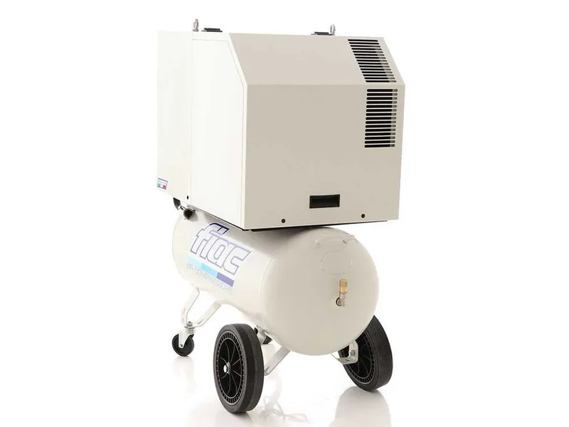 Fiac Silent AB90/360M - Compresseur d'air électrique monophasé à courroie - Moteur 3 CV - 90 L