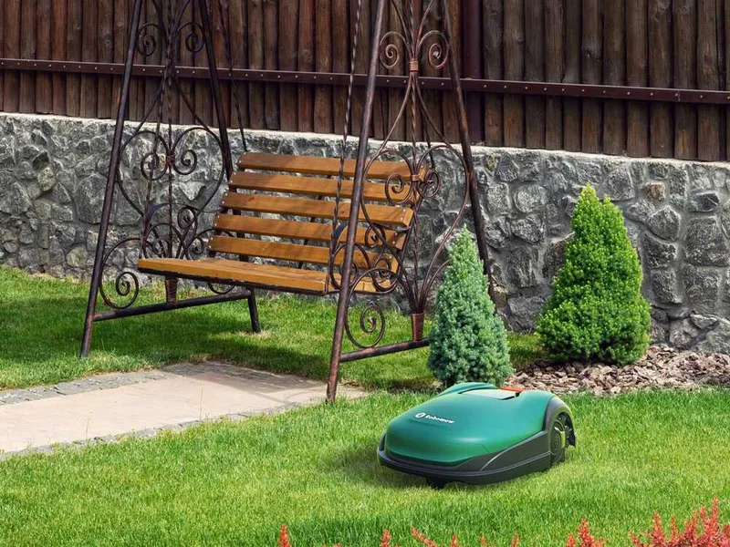 Robomow RK 2000 - Robot tondeuse avec périmètre - Avec batterie au lithium