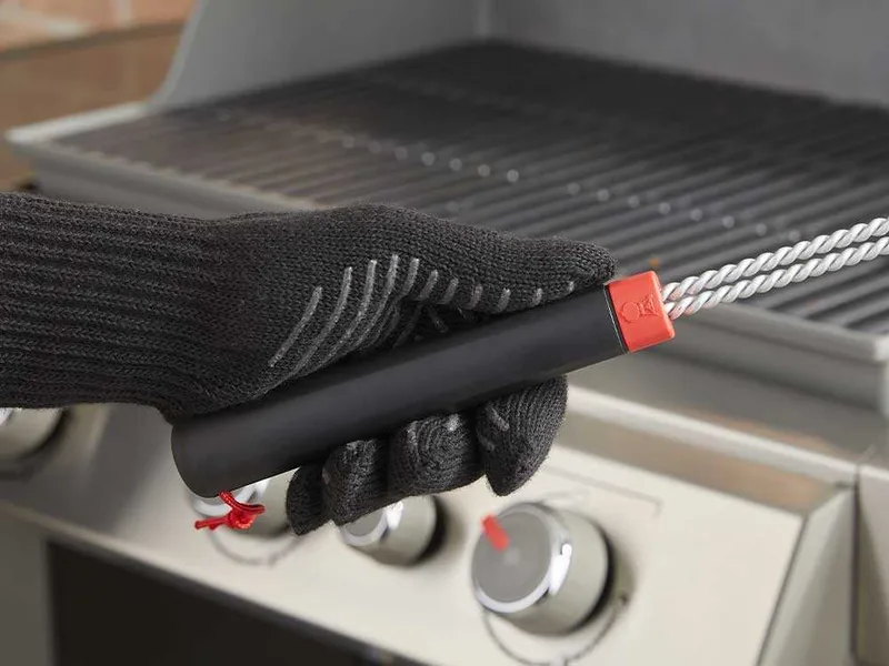 Brosse triangulaire pour grilles Weber - 45 cm