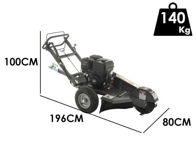 BlackStone SG 420 B&S ES PRO - Rogneuse de souches - Moteur B&S XR2100 420cm3 - Disque de coupe avec 8 marteaux en carbure de tungstène