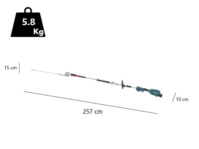 Makita DUX18 - Taille-haie à batterie multifonction - 18V/3Ah