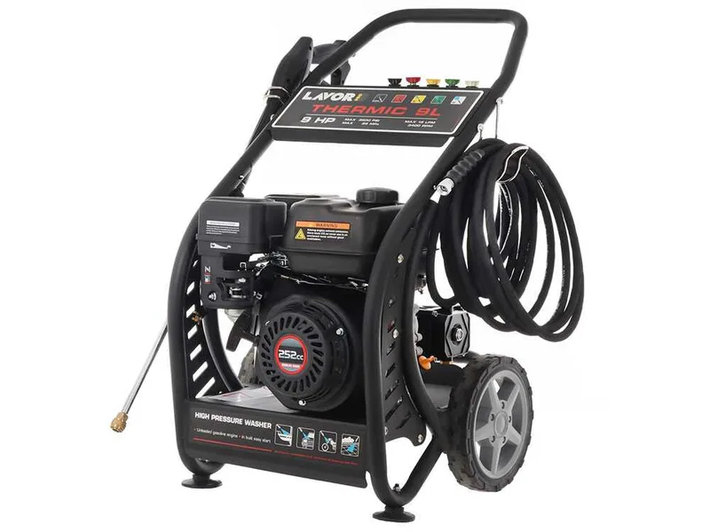 Lavor Thermic 9L - Nettoyeur haute pression thermique - 900 l/h - moteur Loncin LC175F-2 à essence 9 CV