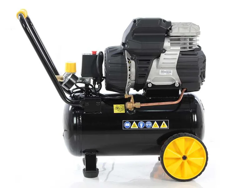 Stanley Sil Air 244/24 - Compresseur à air électrique monophasé silencieux, oil-less - Moteur 1.5 CV - 24 L