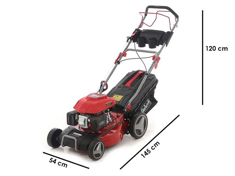GeoTech Pro S46-175 BMSGW - Tondeuse à gazon thermique tractée - Moteur de 173 cc