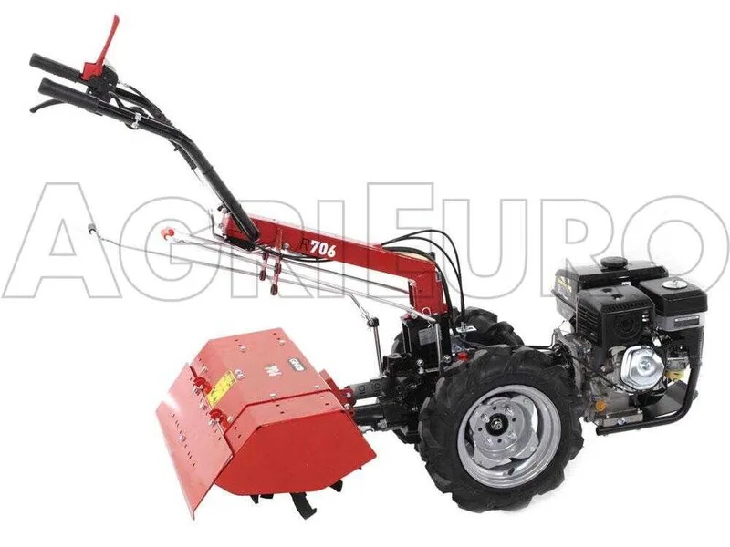 GINKO R706 - Motoculteur à essence - Loncin G270F - 10 CV