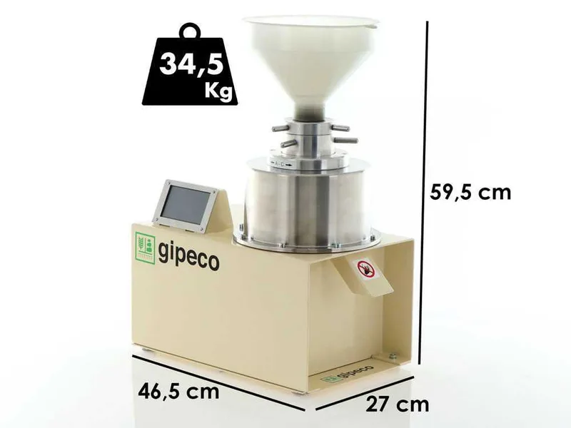Gipeco MP150 Ivoire - Moulin électrique à pierre - moteur électrique 190W