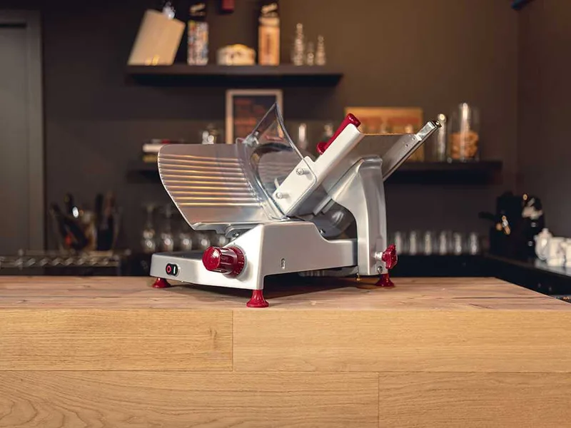 Berkel Pro Line XS30 Total Grey - Trancheuse avec lame en acier chromé de 300 mm