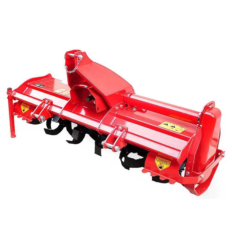 Fraise rotative pour tracteur série moyenne-légère AgriEuro modèle EA 125 attelage fixe - Prise de force anti-horaire (Rotation vers la gauche)