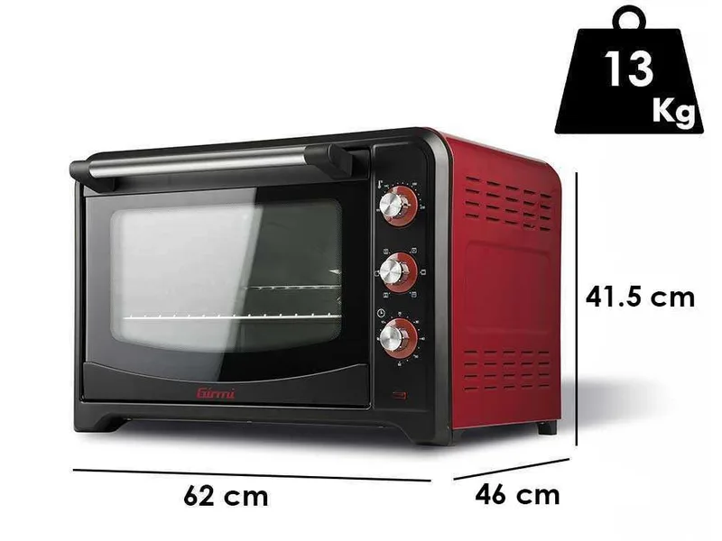 Girmi FE60 - Four électrique ventilé avec rôtissoire 60 L 2000 W