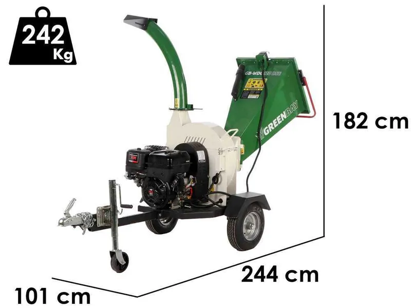 GreenBay GB-WDC 120 BSE - Broyeur thermique professionnel - moteur B&S XR 13.5