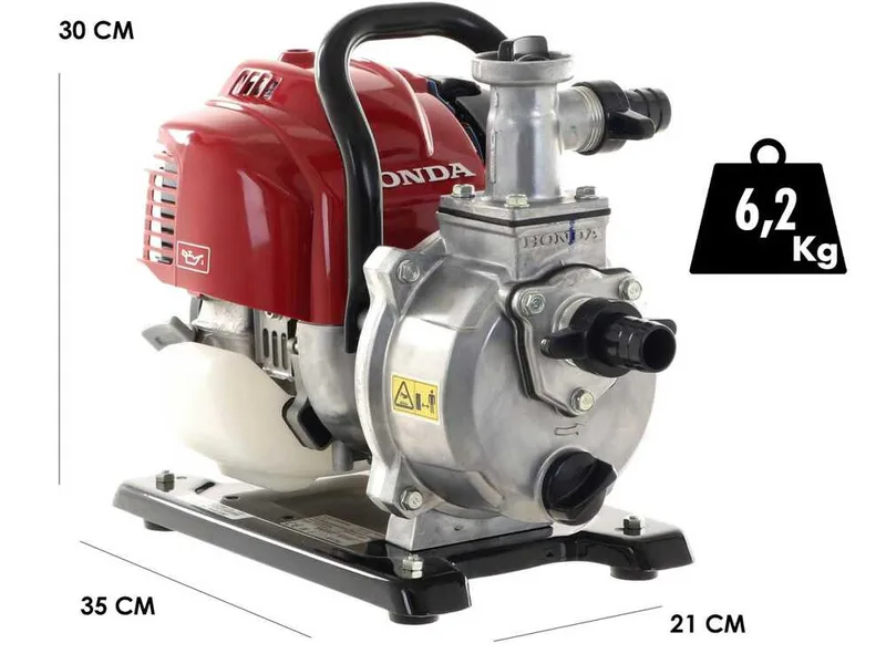 Honda WX10T - Motopompe thermique auto-amorçante - Raccords 25 mm