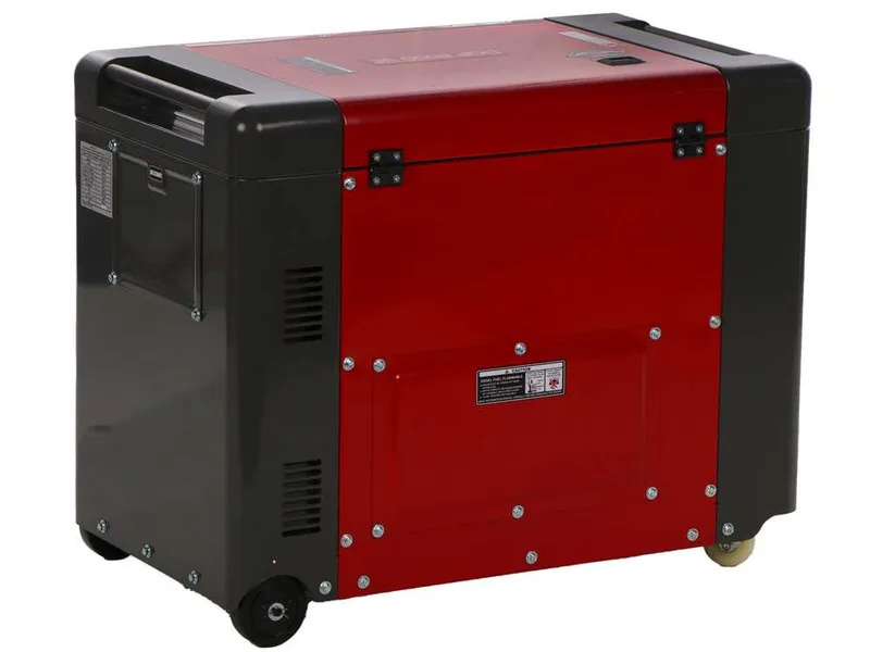 GeoTech Pro DGP8000SE - Groupe électrogène 6 KW monophasé diesel insonorisé + cadran ATS
