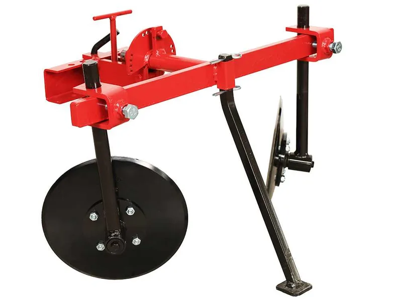 Butteur à disques AS2-5D avec attelage à deux boulons réglable et barre porte-outils - Pour motoculteurs de 6 à 10 CV