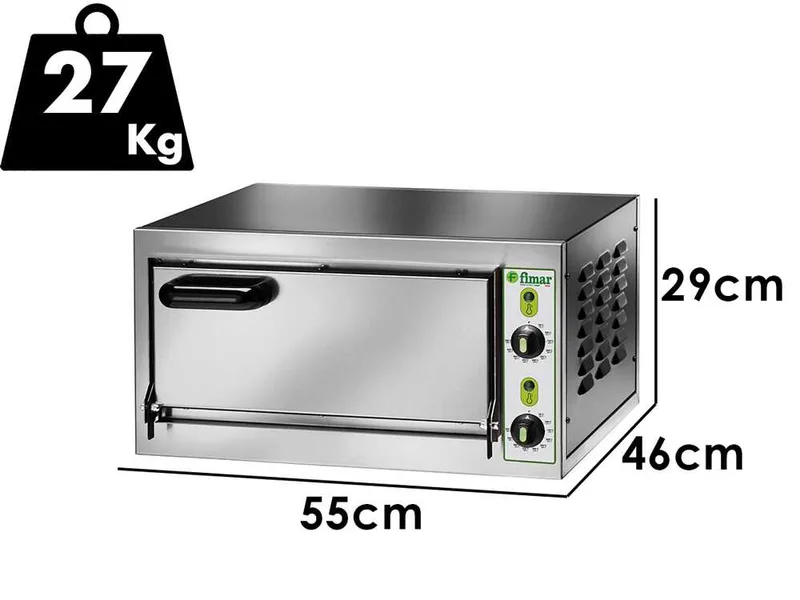FIMAR MICRO1C - Four électrique à pizza - 2200 W