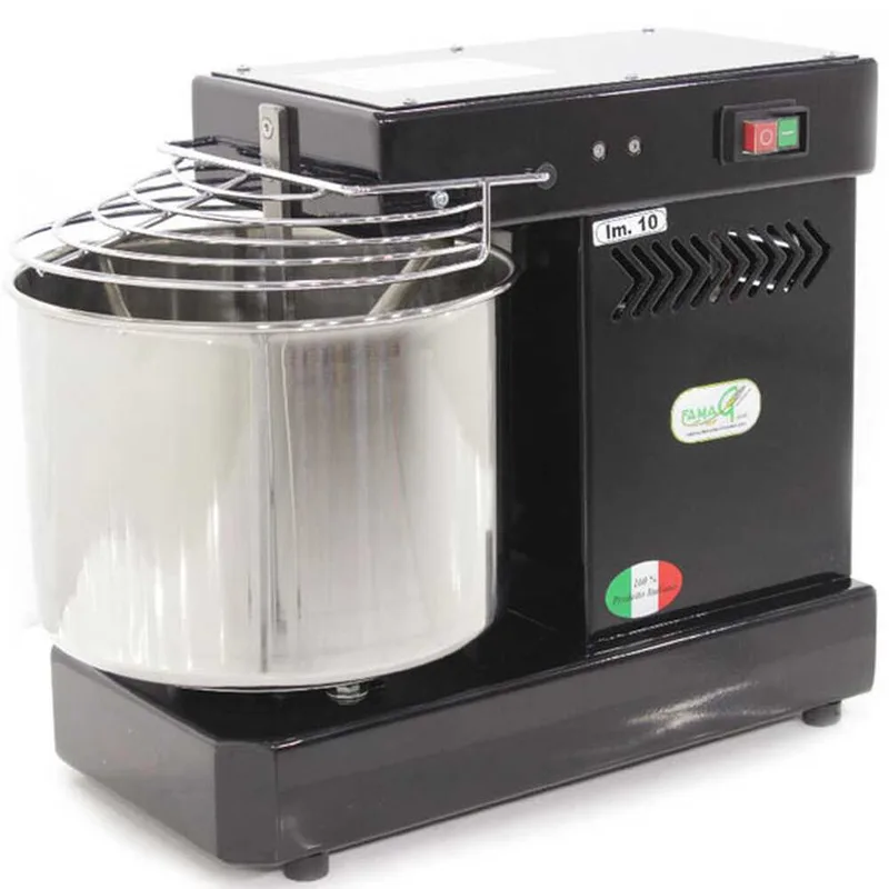 Pétrin à spirale électrique Famag IM 10 d'une capacité de pétrissage de 10 KG - Noir