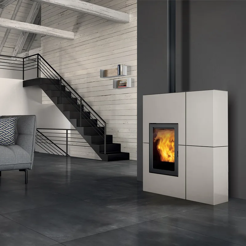 Edilkamin Blade 12++ Evo poêle à granulés acier blanc