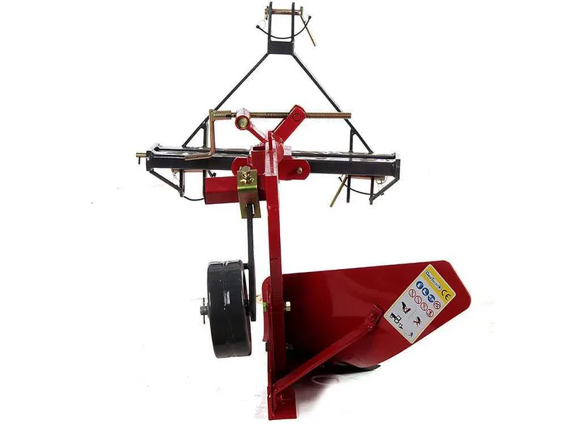 Geotech DP35 - Charrue mono-soc - Réglage latéral manuel par vis - Pour tracteurs avec attelage à trois points