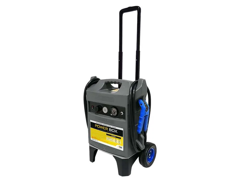 Intec BOS1224-LST - Démarreur professionnel à batterie sur chariot - 12/24 V - 9900 A