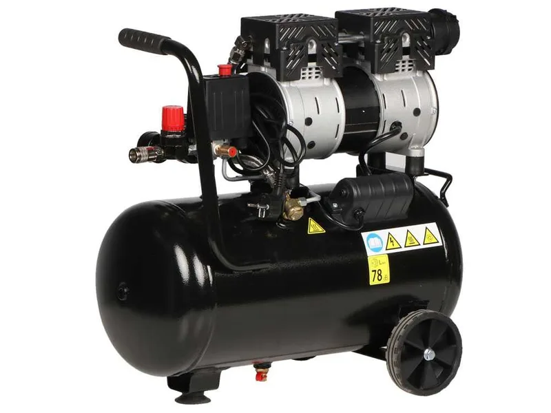 Fiac SUPERSILENT 24/1 - Compresseur électrique monophasé silencieux oil-less - Moteur 1 CV - 24 L