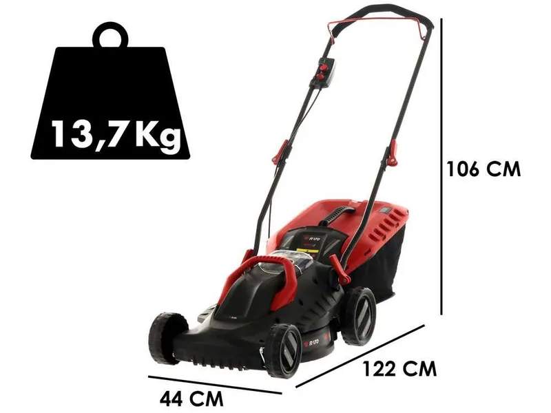 Tondeuse à gazon sur batterie 40V rato RBLM40 - batterie et chargeur non inclus